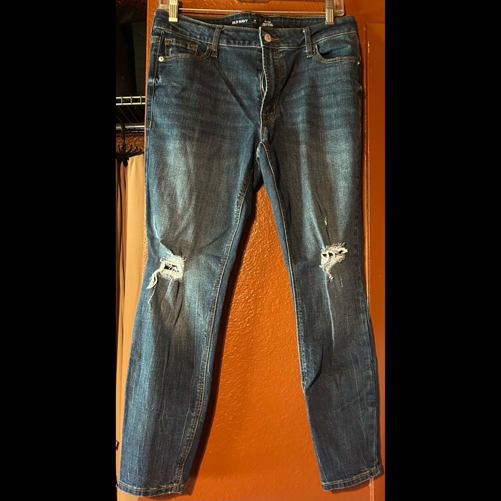 Old Navy Mid Rise Rockstar Super Skinny